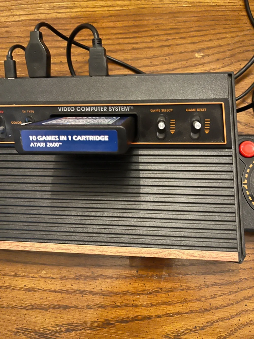 ATARI 2600+ CONSOLE & JOYSTICK and GAME